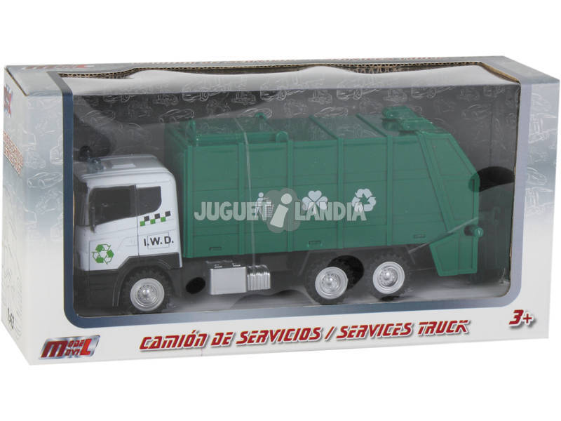 Camión de Juguete Recogida de Residuos 22 cm.