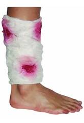 Bandage ensanglant pour pied 