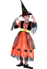 Disfraz Bruja Pumpkin Niña Talla XL