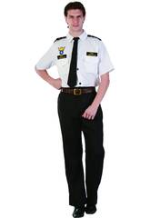 Kostüm Flugbegleiter Mann Größe XL