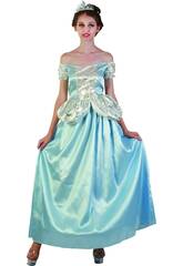 Disfraz Princesa Azul Mujer Talla XL