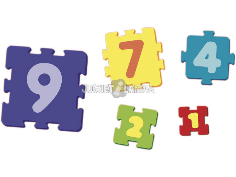 Puzzle Eva 2 in 1 Eimer-Zahlen