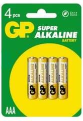 Blíster 4 pilhas R3/AAA Alcalinas G.P