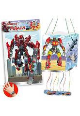 Sac Piñata Robots 4 Figures