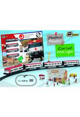 Train Alentours de Banlieue avec Lumi�re et Station