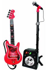 Ensemble Flash Micro, Bafle et Guitare 4 Cordes