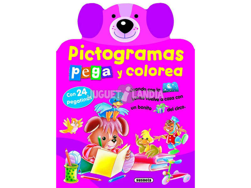 Livro Pictogramas Cola e Colore Susaeta S2598