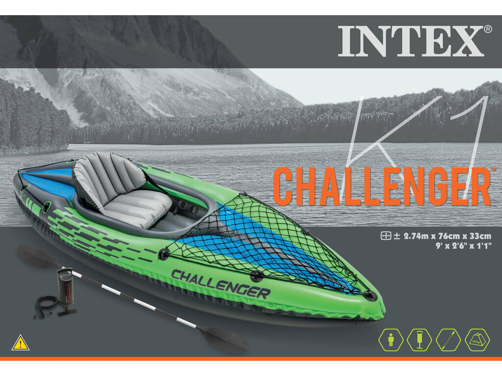 Kayak Challenger für 1 Mensch Intex 68305 