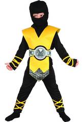 Maschera Ninja Giallo Beb� Taglia S