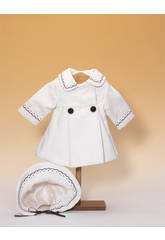 Conjunto Abrigo con Capota Beige