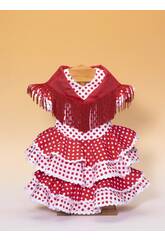 Vestido Sevillana con Chal