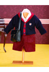 Conjunto Pantalón Granate y Chaqueta Marino