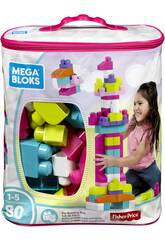 Mega Bloks Bolsa Rosa 80 Piezas Mattel DCH62