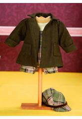 Conjunto Peto Cuadros Verde y Abrigo