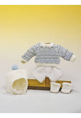 Mini Conjunto com Calças Gorro e Jérsei 