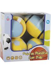 Bolas Foam 4 unidades 12 cm.