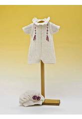 Pelele Punto Calado y Boina Béige Mariquita Pérez JB25014