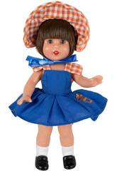 Mini Mariquita Pérez Robe bleue Capuche Mariquita Pérez MM60002 