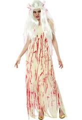 Maschera Sposa Morta Sangue Donna Taglia XL