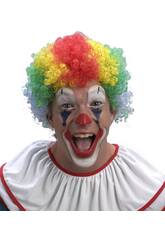 Perruque Adulte Clown Multicolore