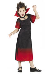 Fantasia Condessa Vampira Menina Tamanho M 