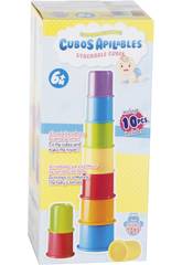 Baldes empilh�veis Infantil 8 pe�as 25cm 6 Meses
