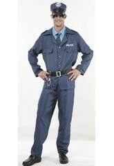 Disfraz Policia Azul Hombre Talla XL