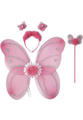 Set Anjo com Diademas, varinha e asas 