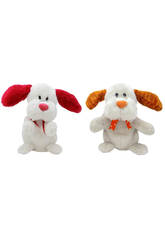 Petit Chien en Peluche qui Chante et Bouge 25 cm
