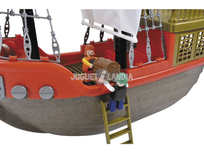 Barca Pirata con Statuette