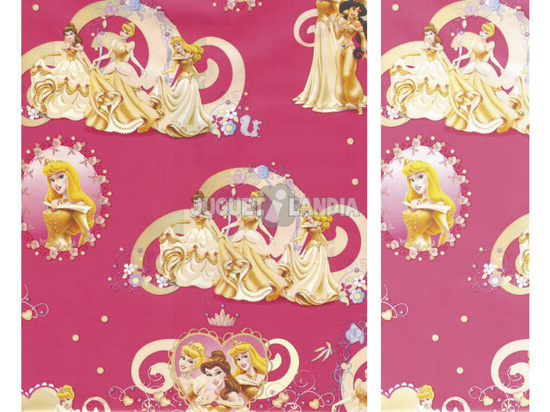 Geschenkpapier Prinzessinnen 200 x 70 cm.