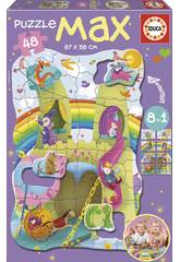 Puzzle 48 Princesas y Caballeros Educa 15902