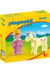 Playmobil 1,2,3 Princesse avec Licorne Playmobil 70127