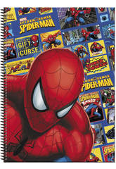 Cahier A4 80 feuilles a carreaux Spyderman Story