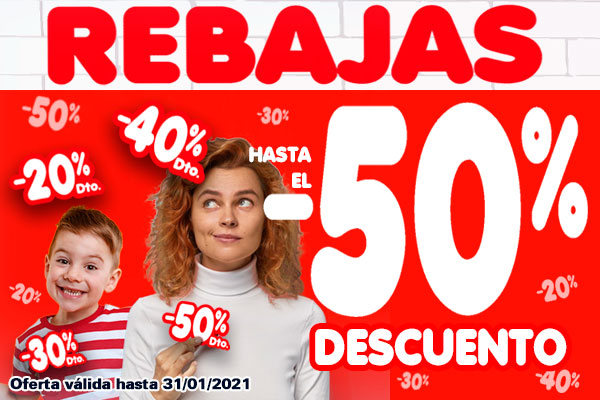 Rebajas del 20%, 30%, 40% y 50% en una gran selección de juguetes
