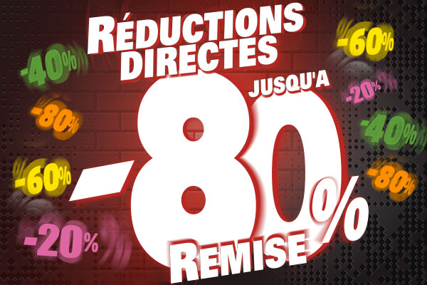 #RestezChezVous Réductions directes de 10% à 25% sur une sélection d'articles.